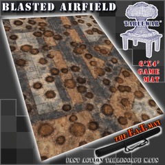 6x4 'Blasted Airfield' F.A.T. Mat Gaming Mat